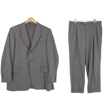 Costume Canali En Laine Grise