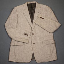 CANALI cotton & linen textured